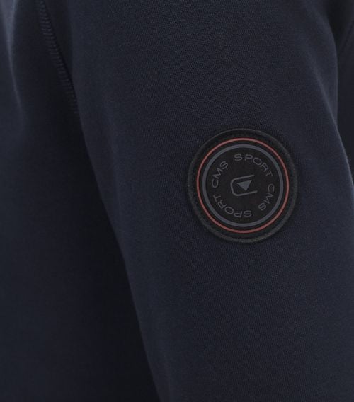 Casa Moda Half Zip Trui Donkerblauw Product / Detail