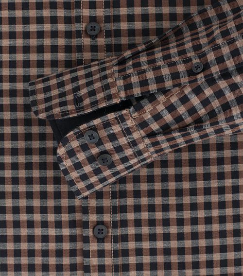 Casa Moda Chemise Marron A Carreaux Product / Detail