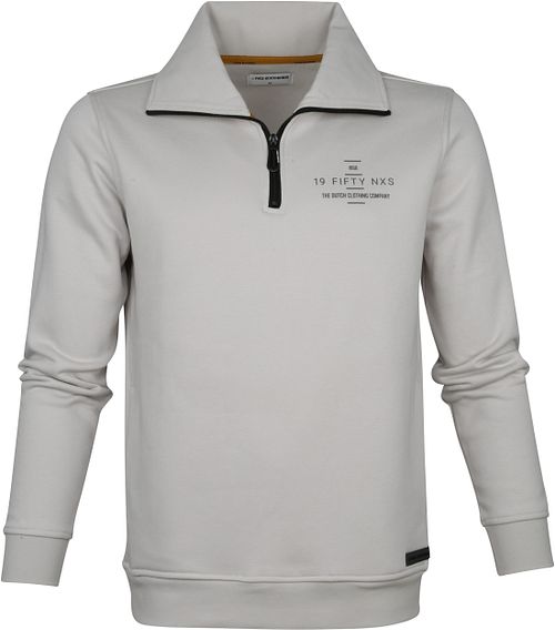 No Excess Half Zip Trui Beige Product