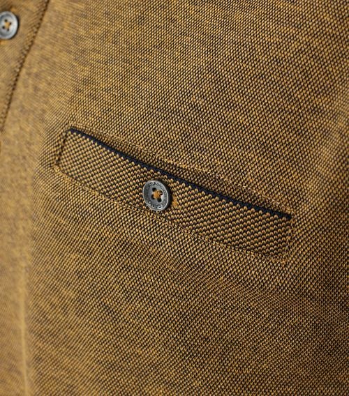 Casa Moda Poloshirt Long Sleeves Yellow Product / Detail