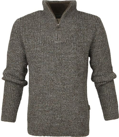 Barbour NewTyne Zip Pullover Wool Dunkelgrün Product