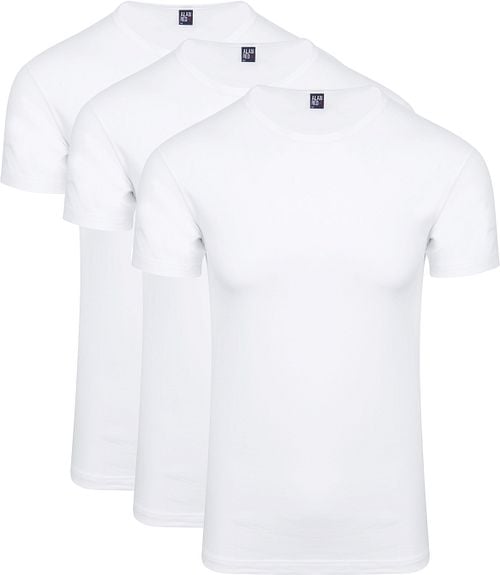 Alan Red Ottawa 3-Pack T-shirt Stretch White Product