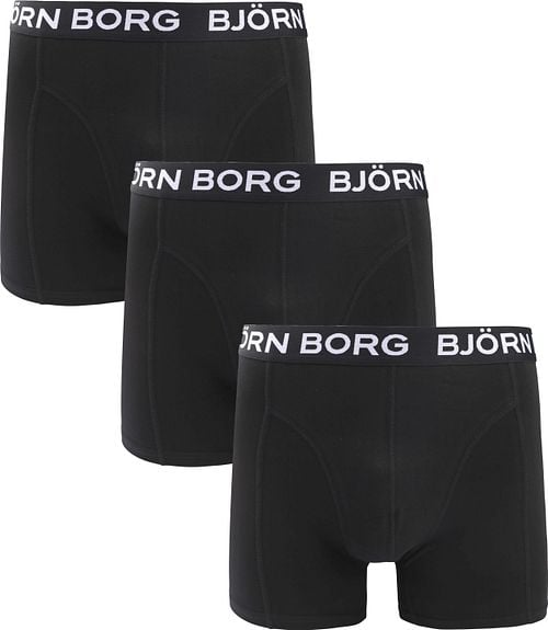 Bjorn Borg Boxers Cotton Stretch 3-Pack Black