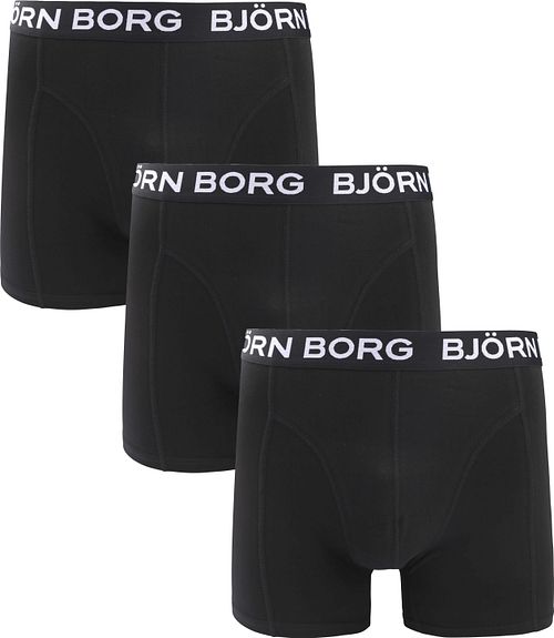 Bjorn Borg Boxers Cotton Stretch 3-Pack Noir