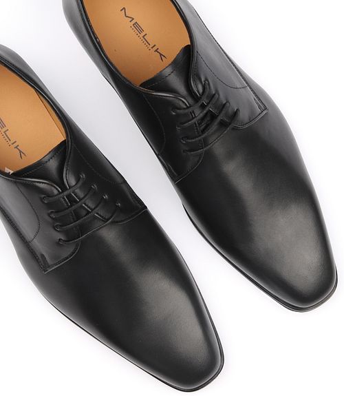Melik Shoe Derby Marizo Black Product / Detail