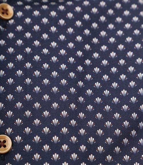 Suitable Overhemd Print Donkerblauw 267-10 Product / Detail