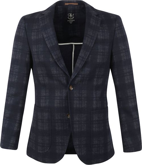 Suitable Respect Blazer Jersey Pane Flex Antrachite Product