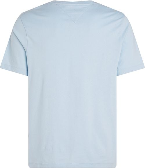 Tommy Hilfiger T-shirt Essential Licht Blauw Product / Achterkant