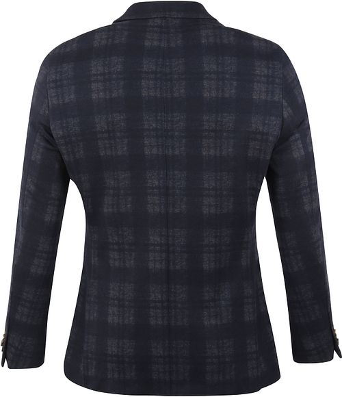 Suitable Respect Blazer Jersey Pane Flex Antrachite Product / Achterkant