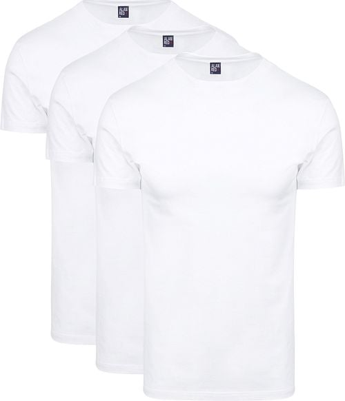 Alan Red Oakville T-shirt White 3-Pack Product
