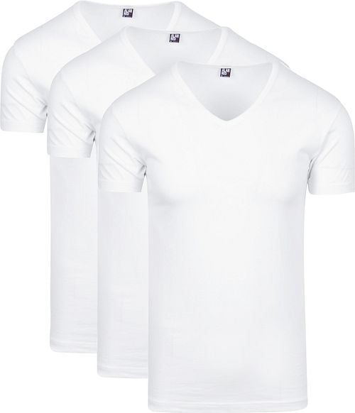 Alan Red Oklahoma T-shirt Stretch White 3-Pack Product