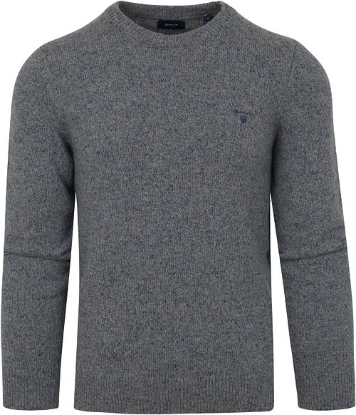 Gant Sweater Wool Melange Anthracite Product