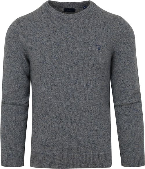 Gant Trui Wol Melange Antraciet Product
