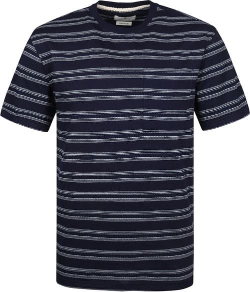 Anerkjendt T Shirt Kikki Stripes Dark Blue Product