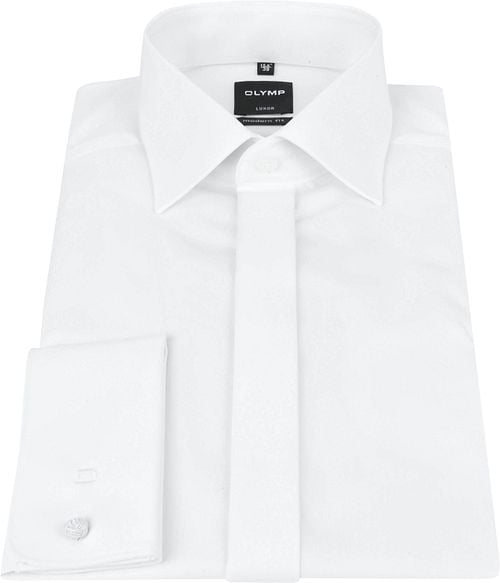 OLYMP Luxor Smokingshirt Wit Product / Detail