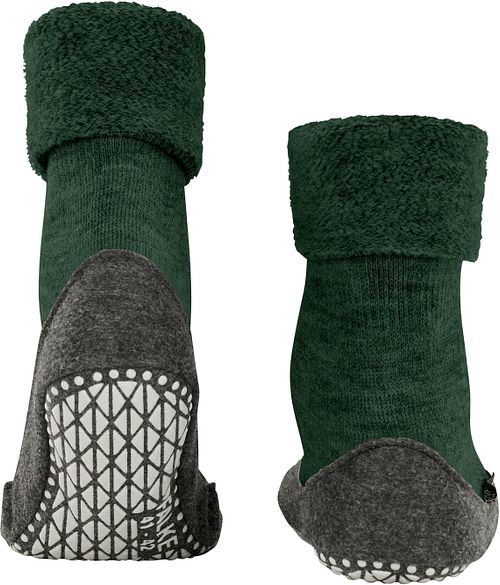 Falke Cosyshoe Hausschuhe Dunkelgrün Product / Achterkant