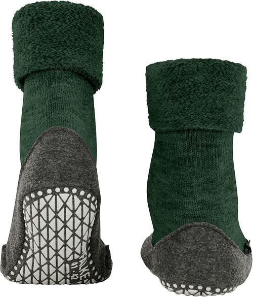 Falke Cosyshoe Sloffen Donkergroen Product / Achterkant