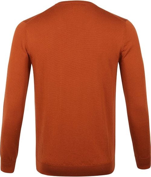 Suitable Merino Aron Pullover Orange Product / Achterkant