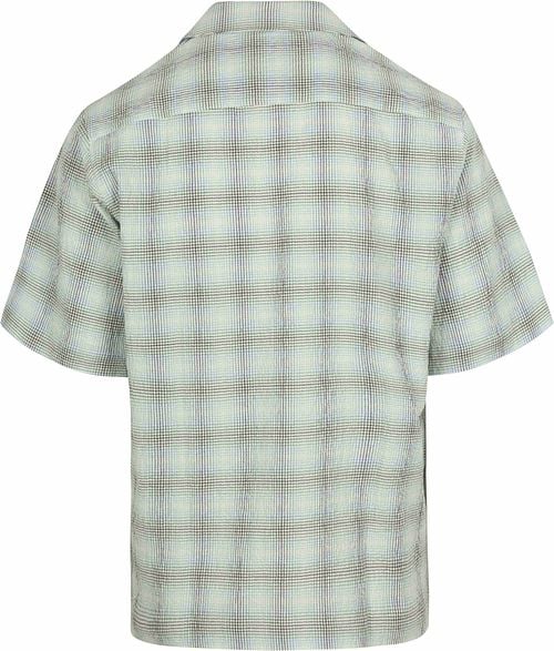Scotch and Soda Shortsleeve Shirt Seersucker Checks Multicolor Product / Achterkant