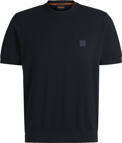BOSS Knitted T-shirt Kanache Navy Product