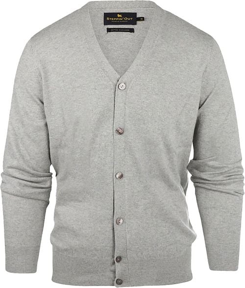 Steppin' Out Vest Cotton Cashmere Melange Grijs Product