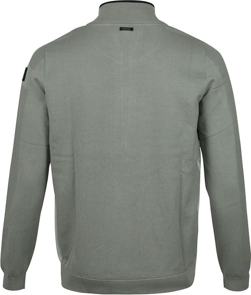 Vanguard Zip Cardigan Green Product / Achterkant