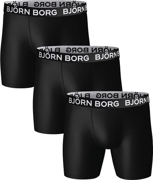 Bjorn Borg Performance Boxers 3-Pack Black Product