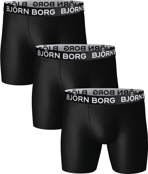 Bjorn Borg Performance Boxers 3-Pack Zwart Product