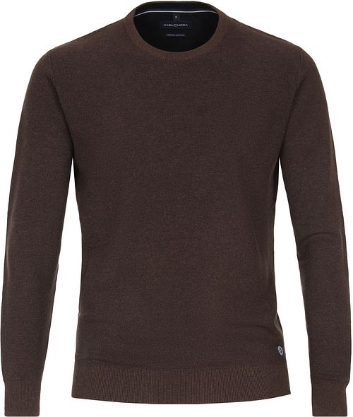 Casa Moda Pullover O-Halsausschnitt Melange Gelb Product