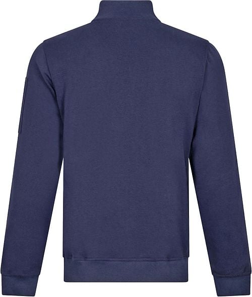 Cavallaro Bellunio Half Zip Trui Navy Product / Achterkant