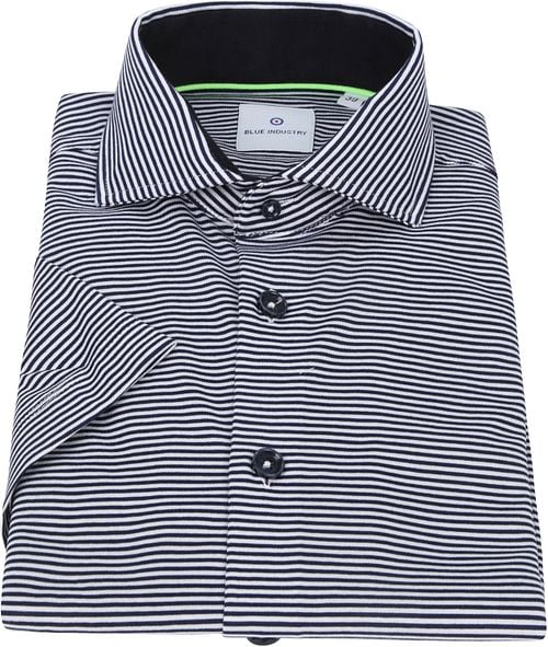 Blue Industry SHS Shirt Stripe Blue Product / Detail