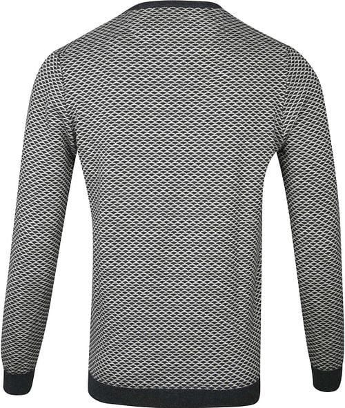 Suitable Cotton Zach Pullover Grey Design Product / Achterkant