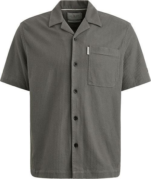 Cast Iron Short-sleeve Shirt Jersey Structure Taupe Product