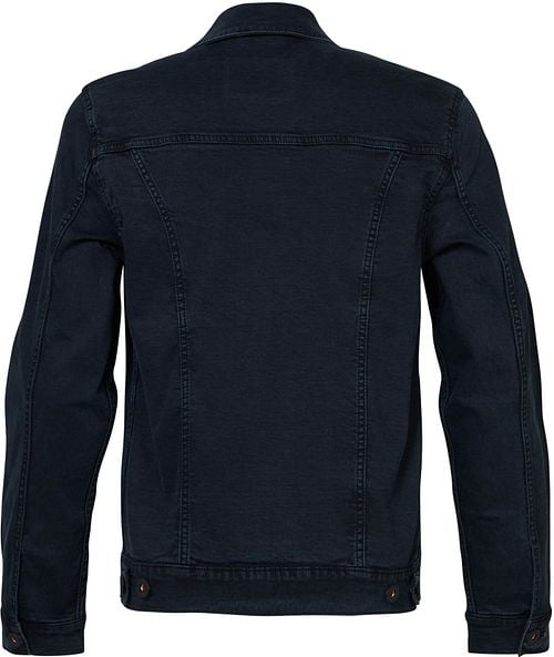 Petrol Denim Jack Navy Product / Achterkant