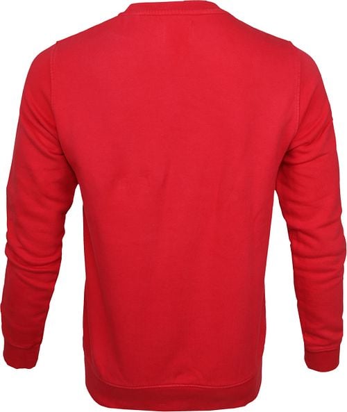 Colorful Standard Sweater Scarlet Red Product / Achterkant