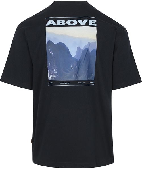 BOSS T-shirt Te Move Navy Product / Achterkant