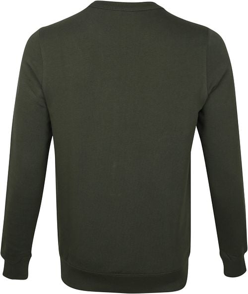 KnowledgeCotton Apparel Elm Trui Donkergroen Product / Achterkant