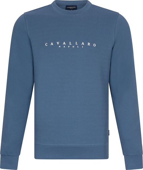Cavallaro Cavezzio Sweater Logo Blue Product
