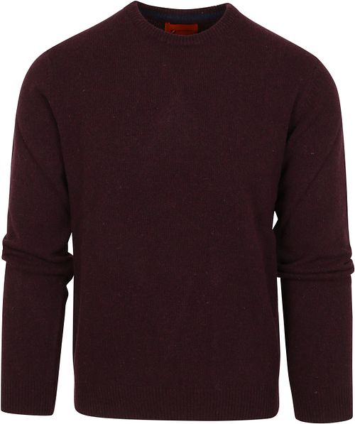 Suitable Pullover Wool O-Neck Bordeaux Product