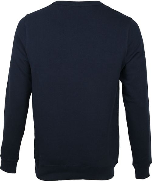 KnowledgeCotton Apparel Trui Elm Donkerblauw Product / Achterkant