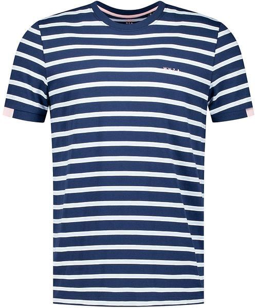 NZA T-shirt Noel Stripes Light Navy Product
