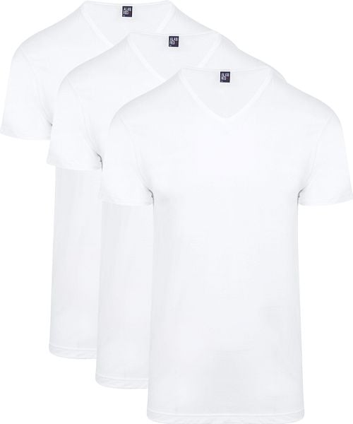 Alan Red Vermont T-Shirt V-Hals Wit 3 pack Product