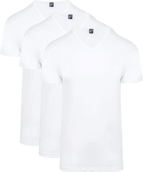 Alan Red Vermont T-Shirt V-Neck White 3 Pack Product