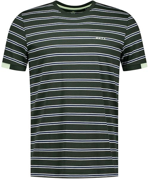 NZA T-shirt Noel Stripes Forest Green Product