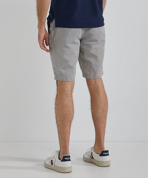 Steppin' Out Short Rashford Stripes Blue Model / Achterkant