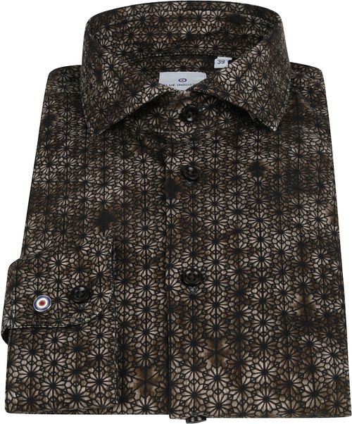 Blue Industry Chemise Impression Floral Marron Foncé Product / Detail