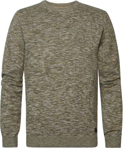 Petrol Pullover Sweater Melange Green Product