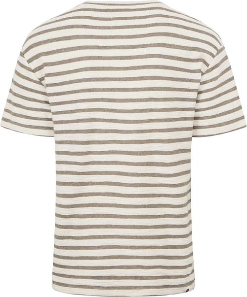 Anerkjendt Kikki T-shirt Green Striped Product / Achterkant
