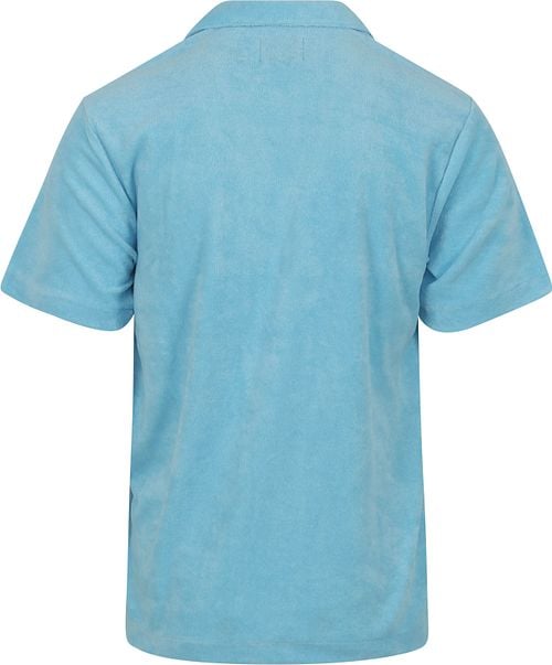 Scotch and Soda Shirt Terry Cloth Light Blue Product