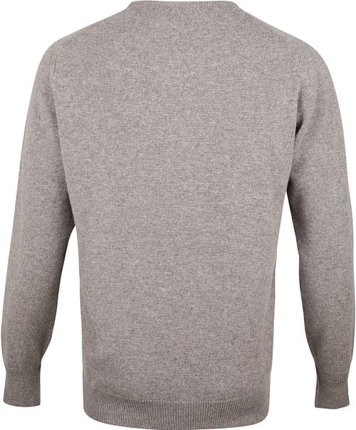 William Lockie Lambswool Vole Grey Product / Achterkant